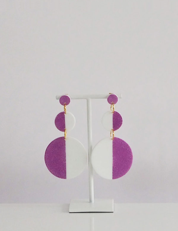 Deux plaques violet