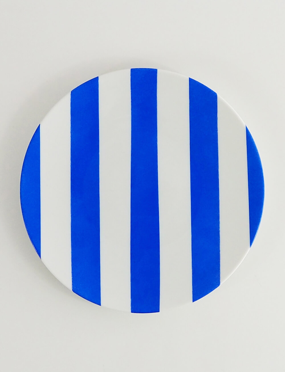 Assiette dîner bleu azur