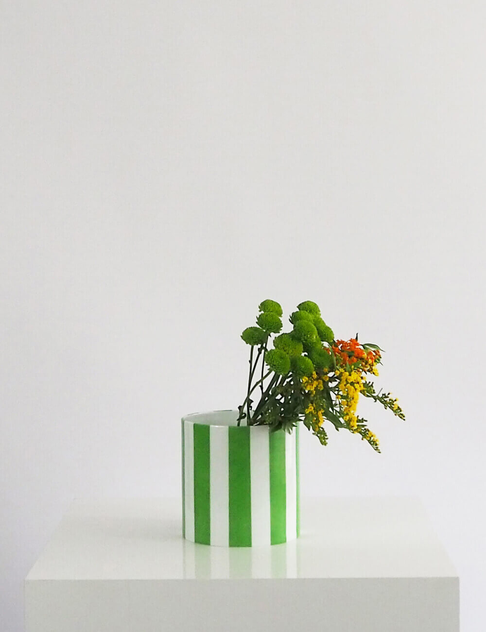 Vase vert porcelaine limoges