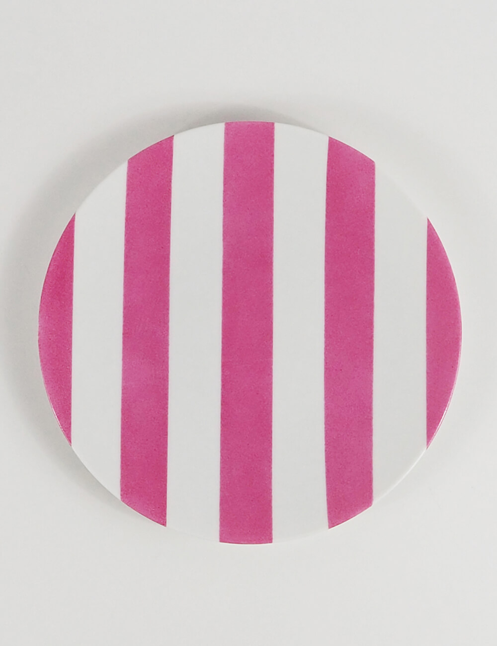 Assiette dîner rose