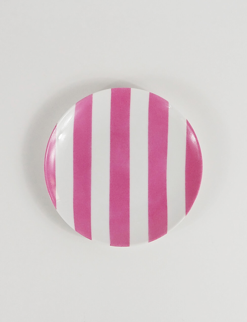 Assiette dessert rose