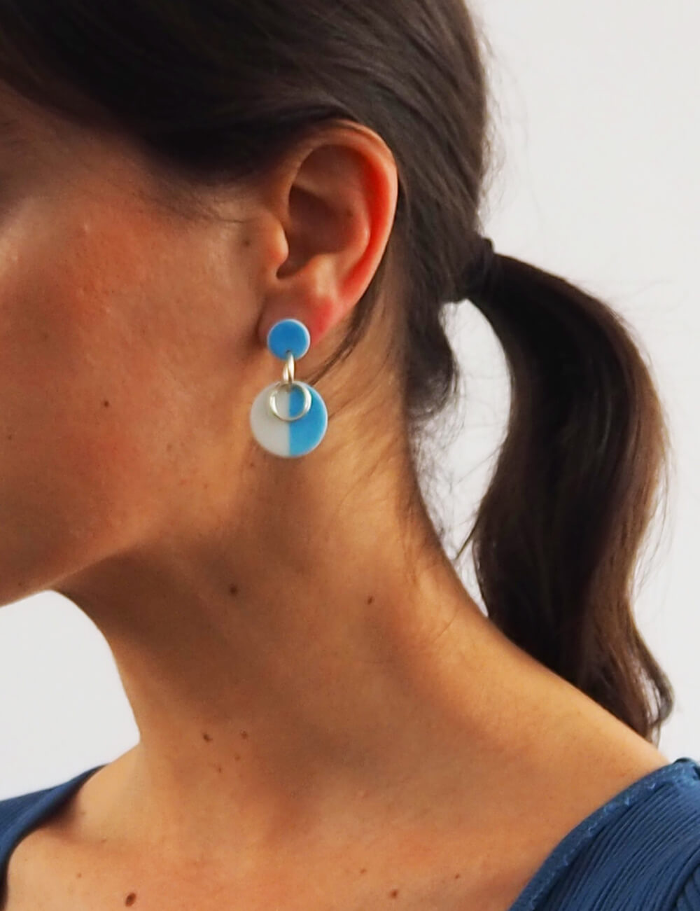 Petites plaques bleu ciel