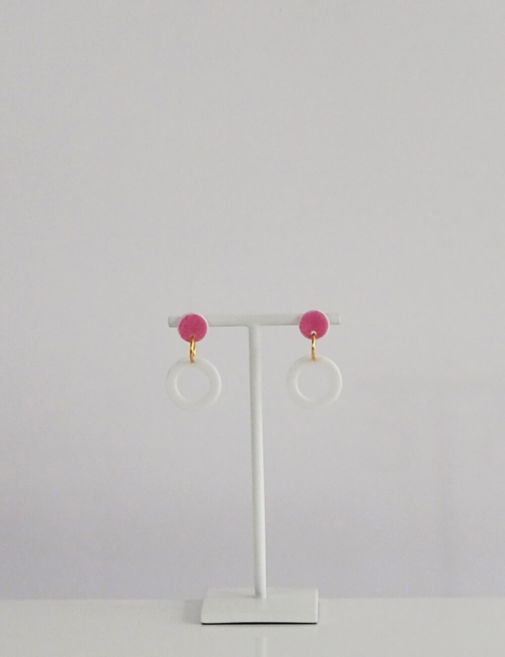 Petits anneaux rose