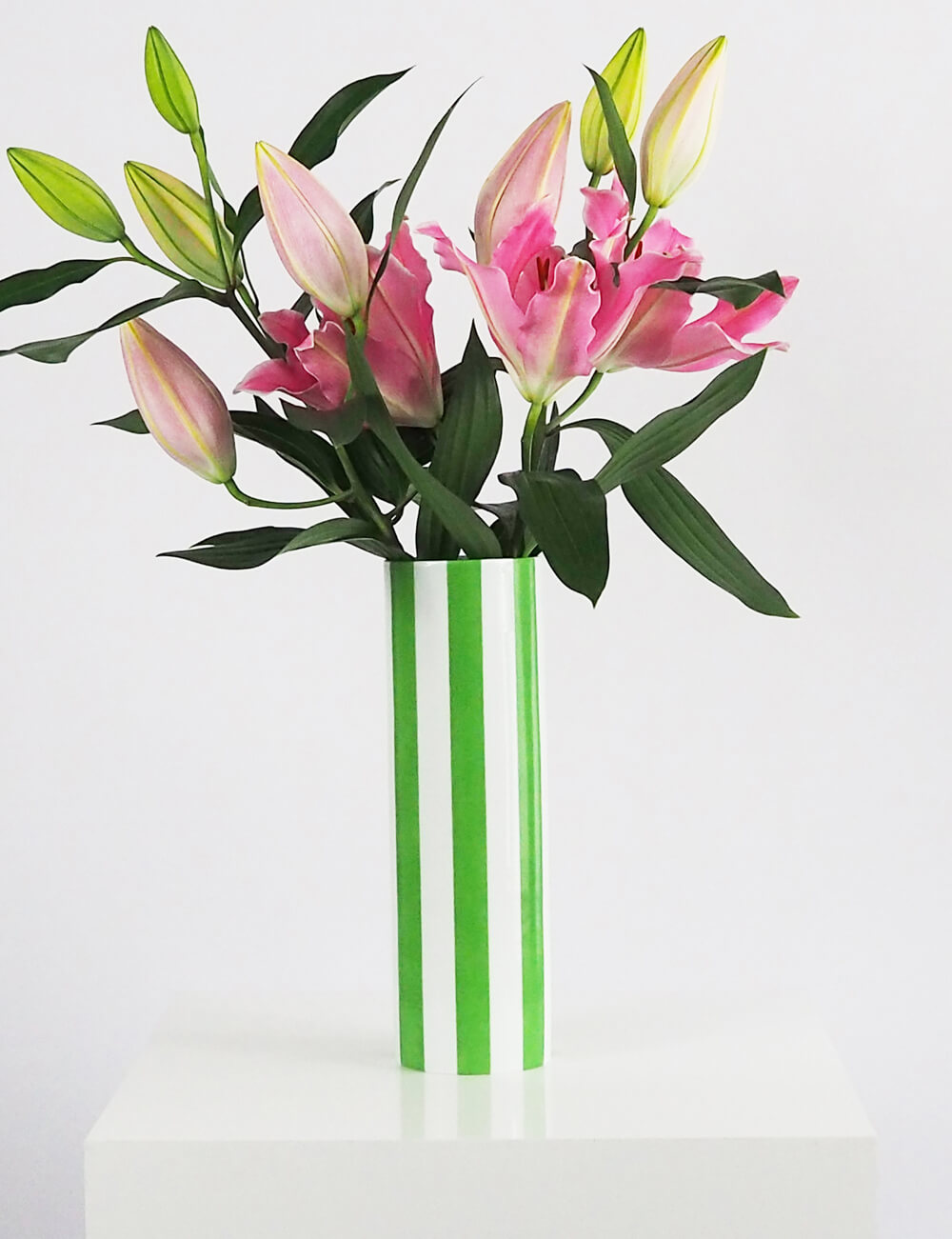 Vase vert porcelaine limoges