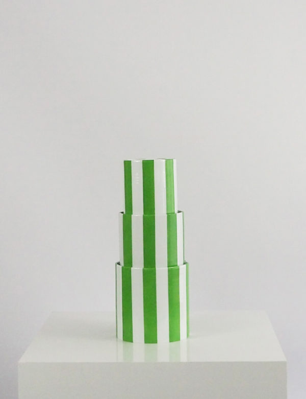 Vases trio vert prairie