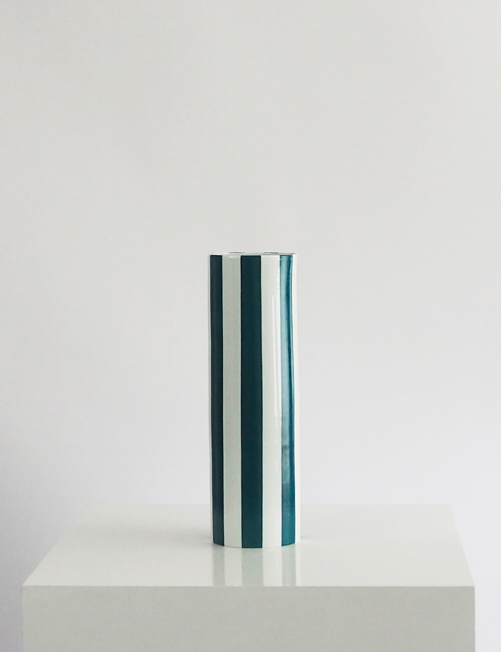 Vase turquoise porcelaine limoges