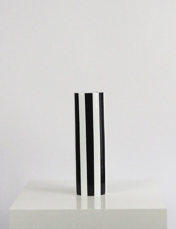 Vase noir porcelaine limoges