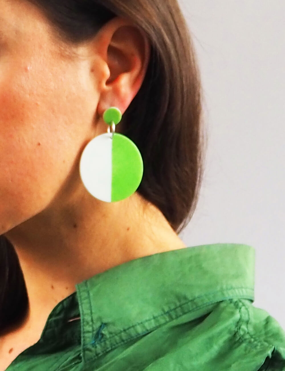 Petites plaques vert prairie