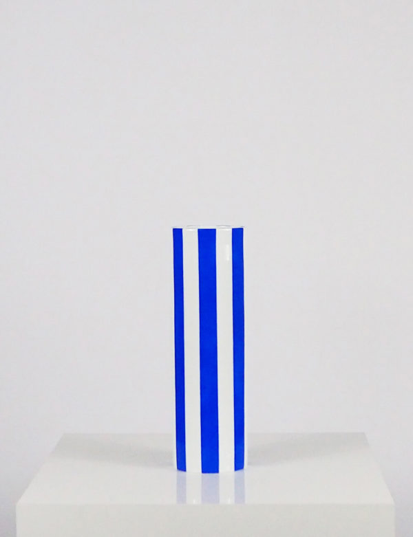 Vase bleu foncé porcelaine limoges