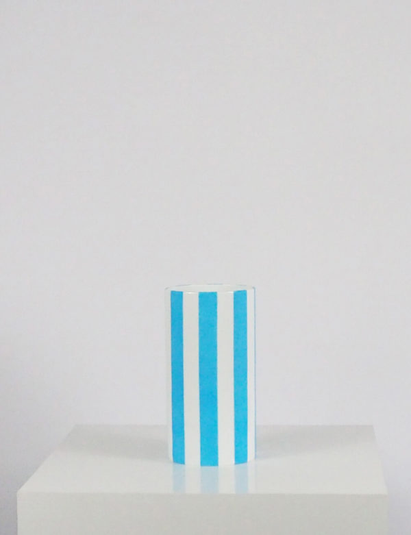Vase bleu clair porcelaine limoges
