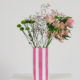 Vase rose porcelaine limoges