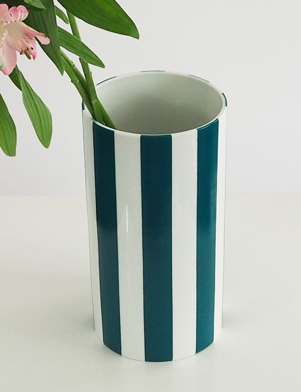 Vase turquoise porcelaine limoges