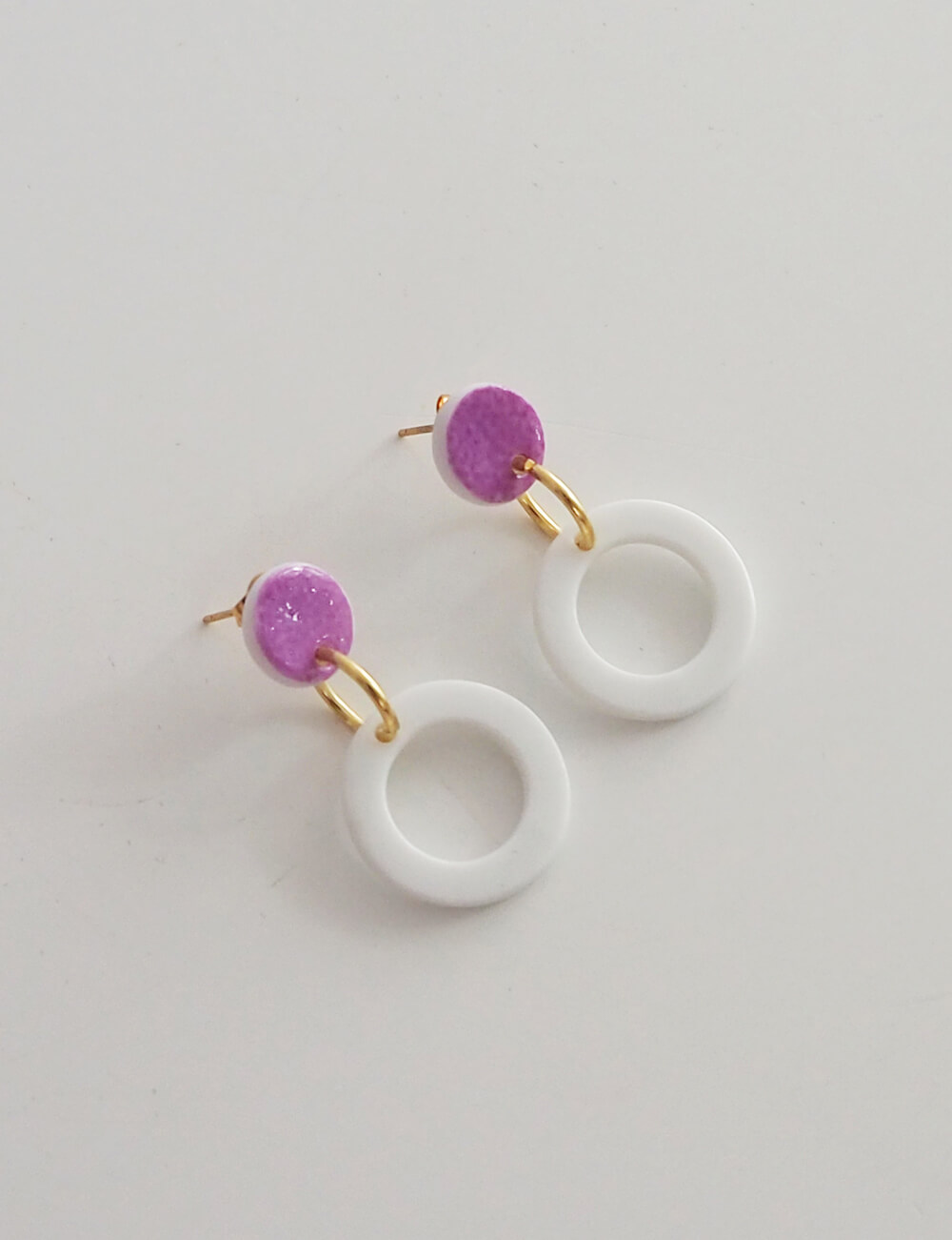 P1010008 (2) RET Boucles d'oreilles paris violet