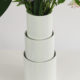 Vases trio blanc