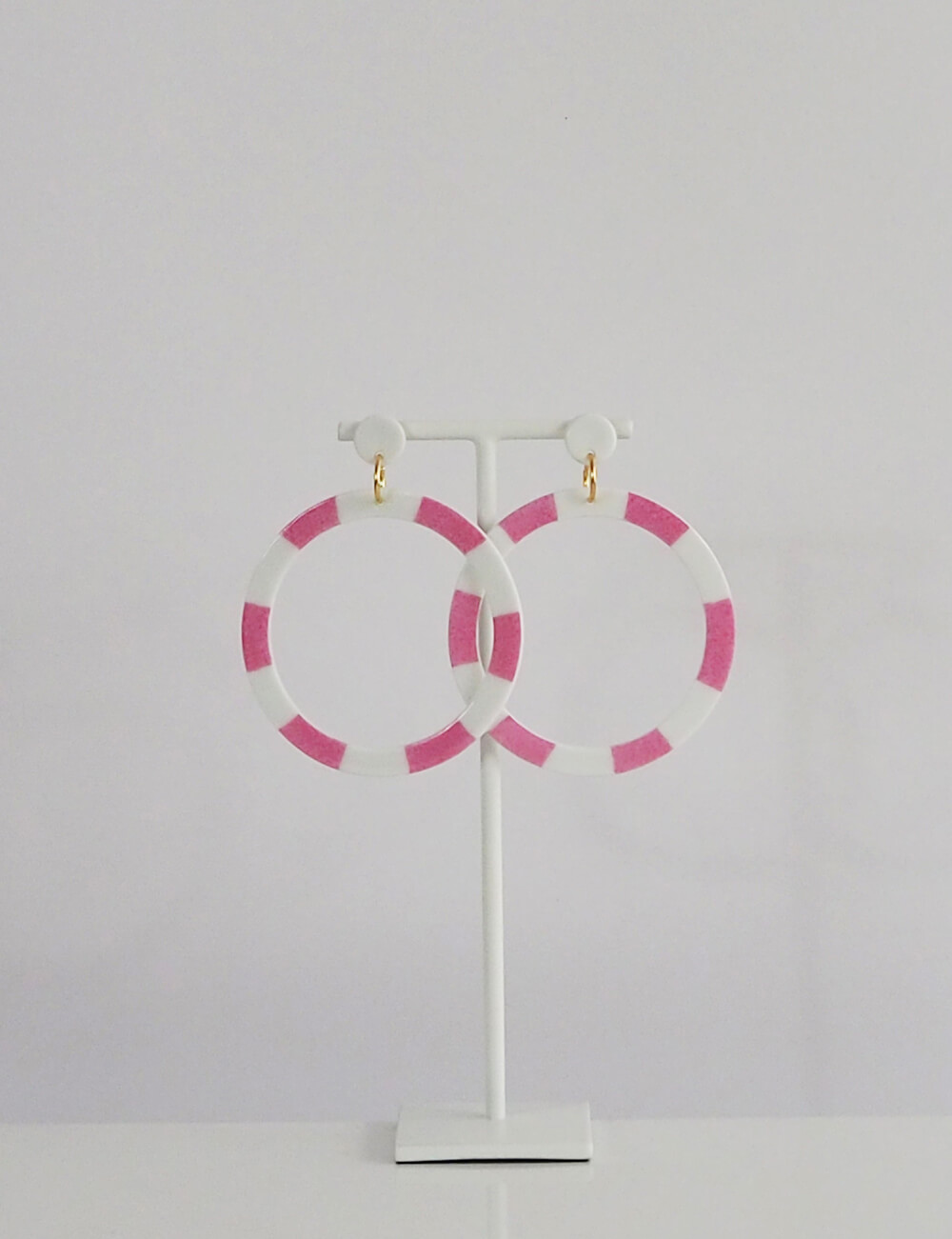 P1010033 RET Boucles d'oreilles new york rose