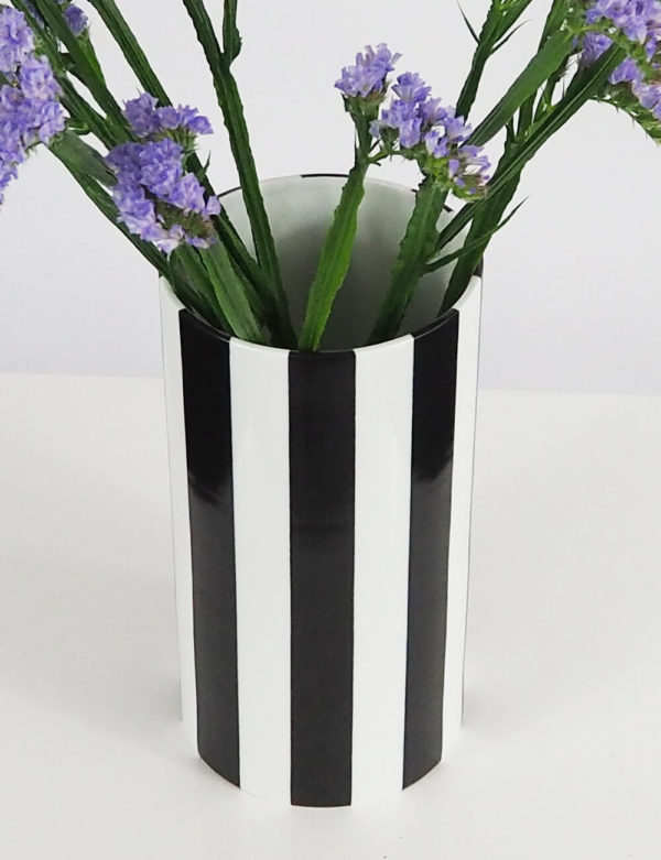 Vase noir porcelaine limoges