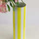 Vase jaune citron porcelaine limoges
