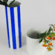 Vases duo bleu azur et blanc