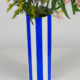 Vase bleu azur porcelaine limoges