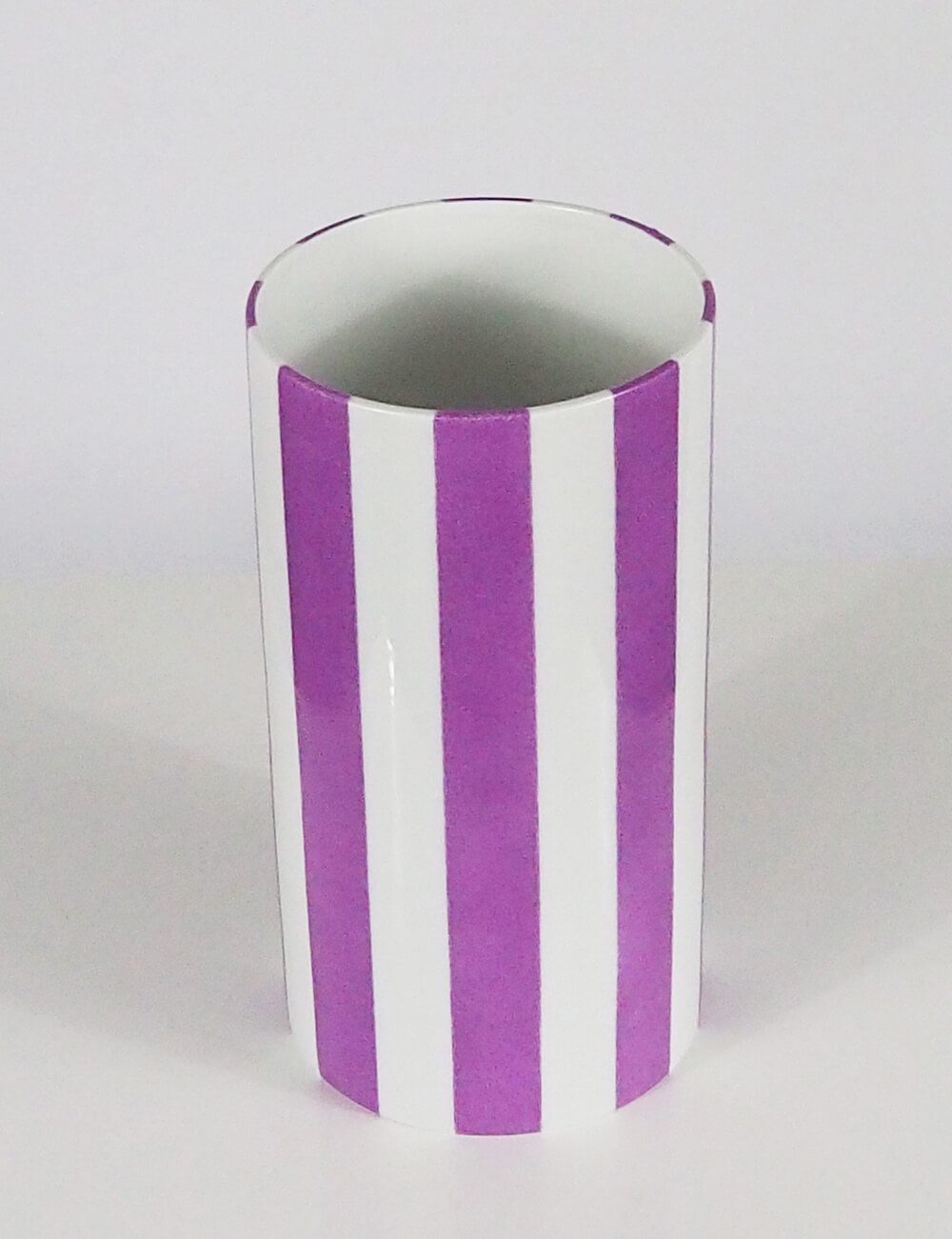 Vase violet porcelaine limoges