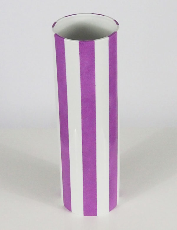 Vase violet porcelaine limoges