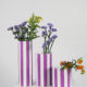 Vases trio violet