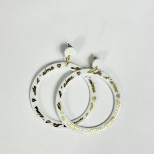 BOUCLES D’OREILLES NEW YORK JE T'AIME OR